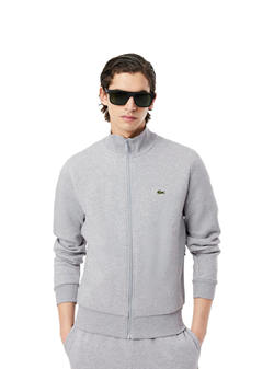 Felpa in pile a collo alto con zip Grigio chine SH9622 CCA